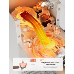 HIBREW Halbautomatischer Espresso: 3 Temperatureinstellungen, 20 Bar Druck